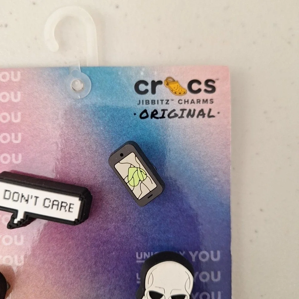 Crocs Charms Jibbitz Uniquely You Ghosting Halloween Holiday, 5 Pack, NEW